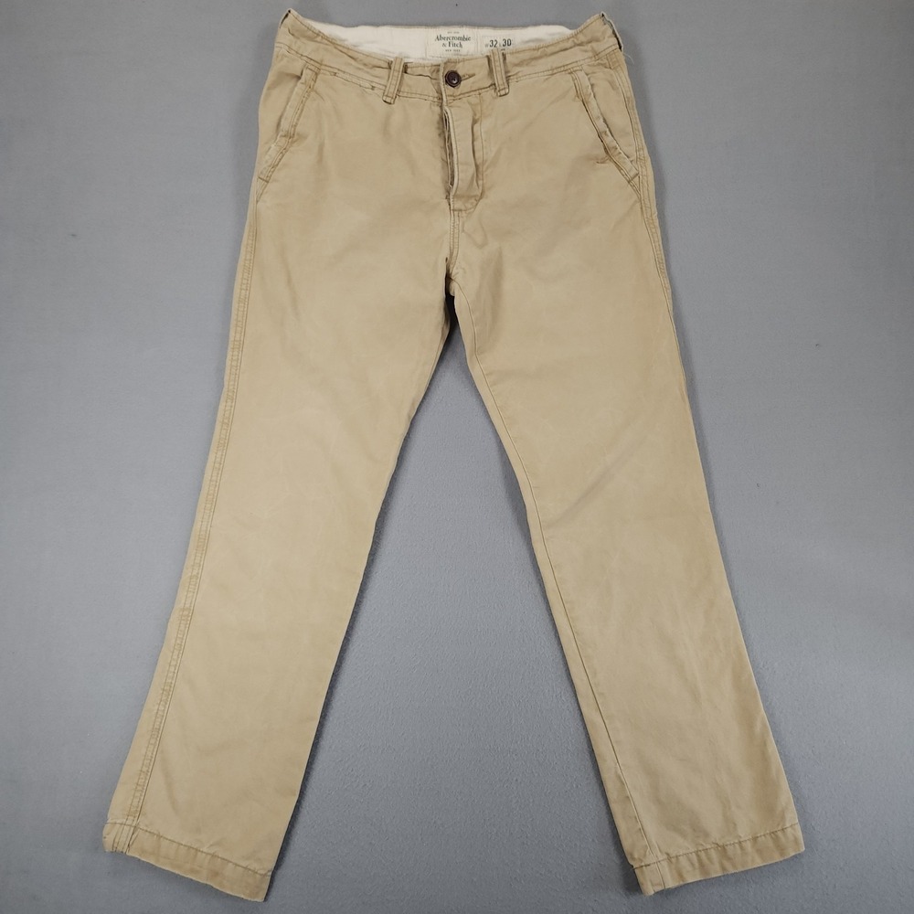 Abercrombie & Fitch Men’s Khaki Chino Pants - Tan